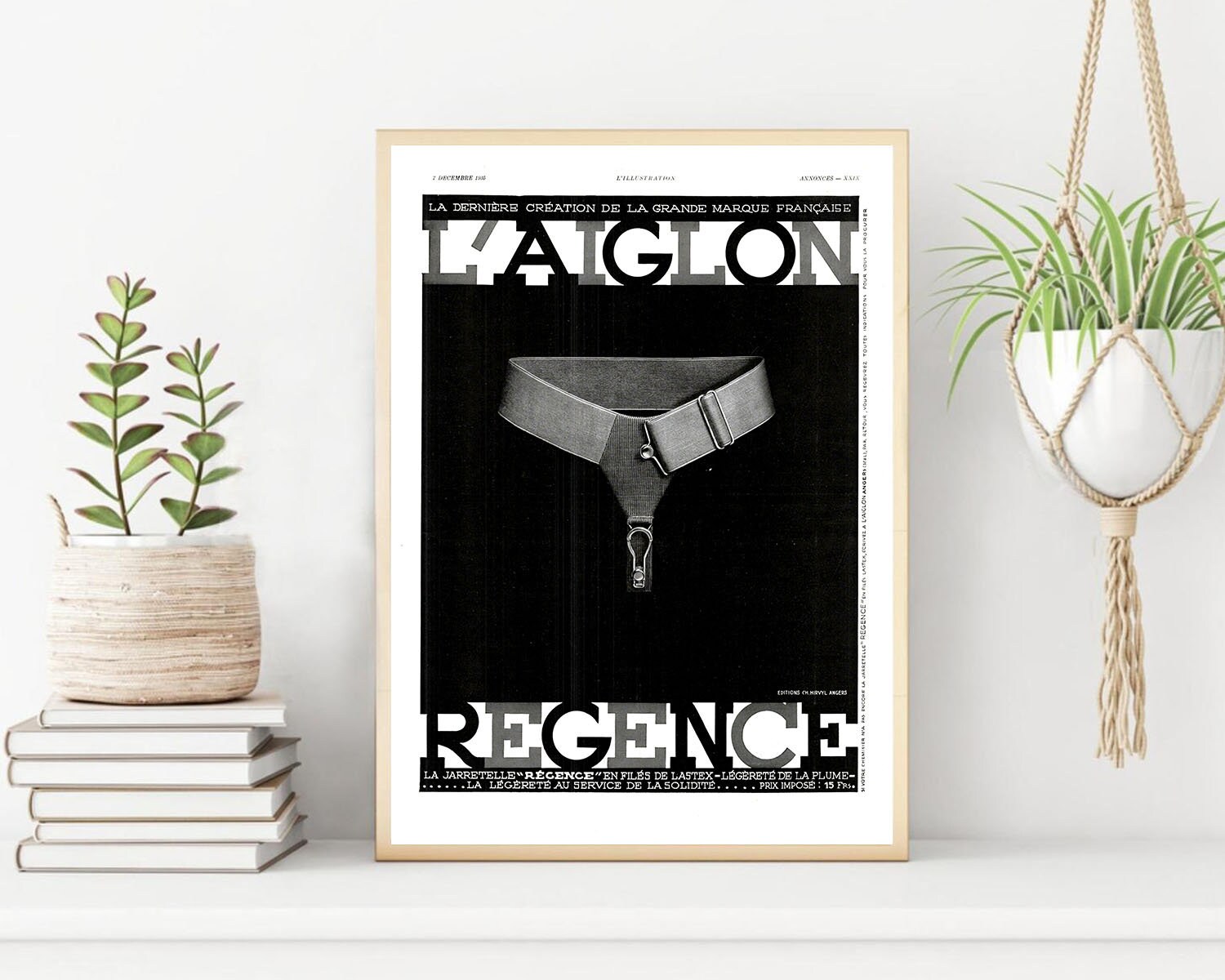 Rare & Authentique Affiche Vintage Années 30 - L'aiglon -30x40cm-Sans Cadre- Décoration Murale Idée 