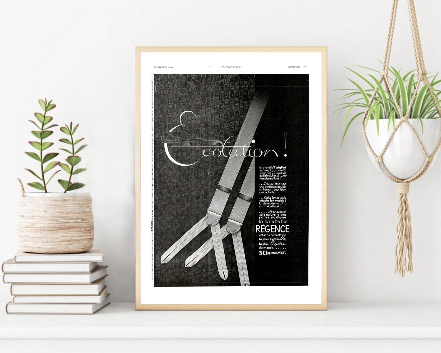 Rare & Authentique Affiche Vintage Années 30 - L'aiglon -30x40cm-Sans Cadre- Décoration Murale Idée 