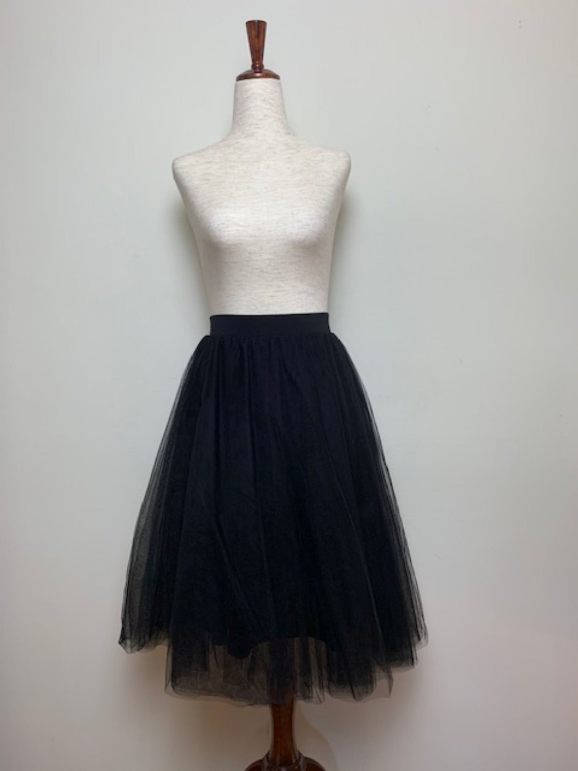 Black Netting Skirt | Etsy