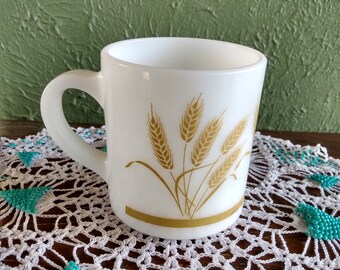 Hazel Atlas Golden Wheat Mug