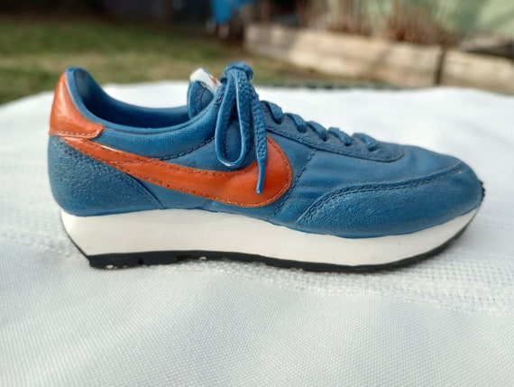 Nike Classic Authentic Commemorative LDV Electric Blue orange Shoe Figurine Etsy Ireland