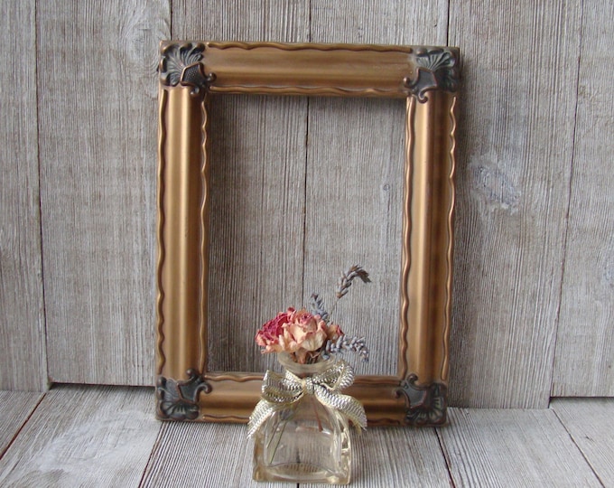 Ornate Vintage 5 X 7 Gold Frame Etsy