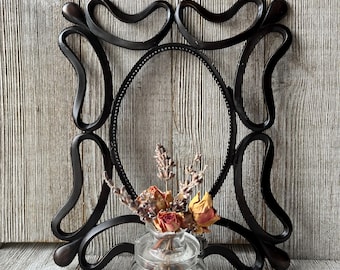 4 x 6 Oval Bronze Toned Metal Picture Frame