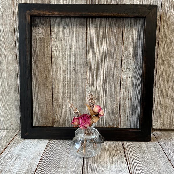10 x 10 Square Black Wood Picture Frame