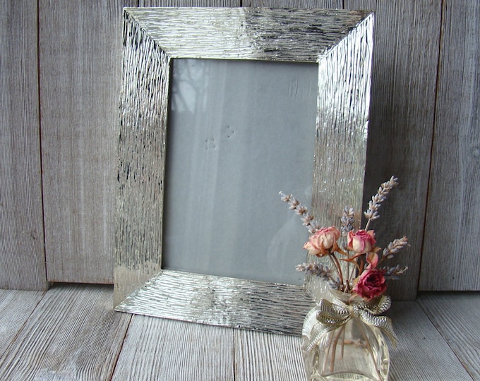 5 X 7 Silver Frame Etsy
