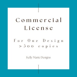 Commerciële licentie voor >500 exemplaren | Clipart | Zakelijke doeleinden | Massaproductie