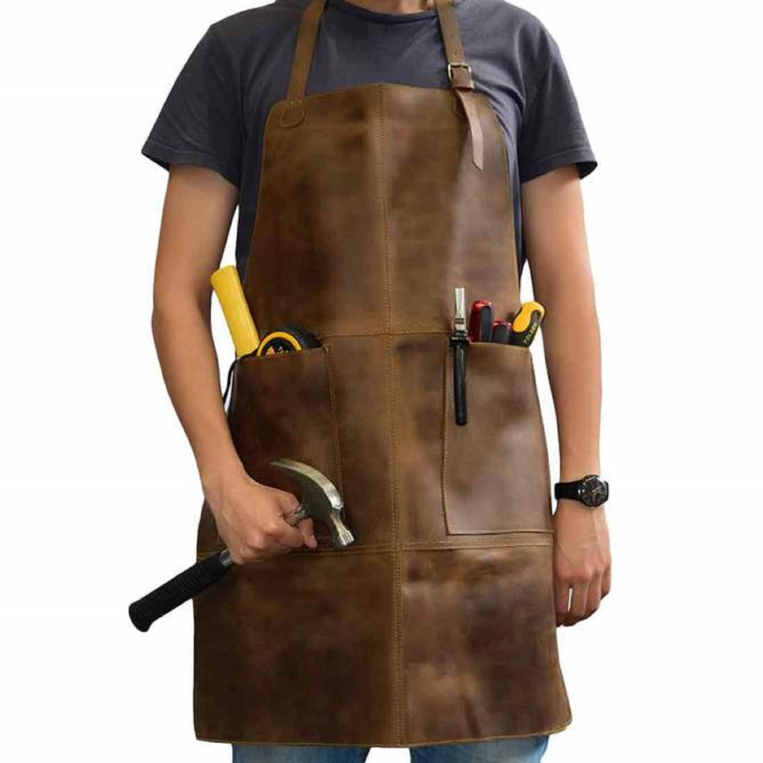 Leather Apron Work Shop Apron welding Apron carpenter Etsy