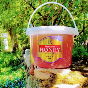 PURE RAW HONEY - 5 lbs