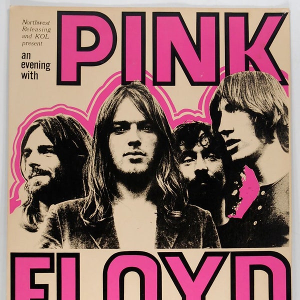 Pink Floyd Re-Print Vintage Concert Poster