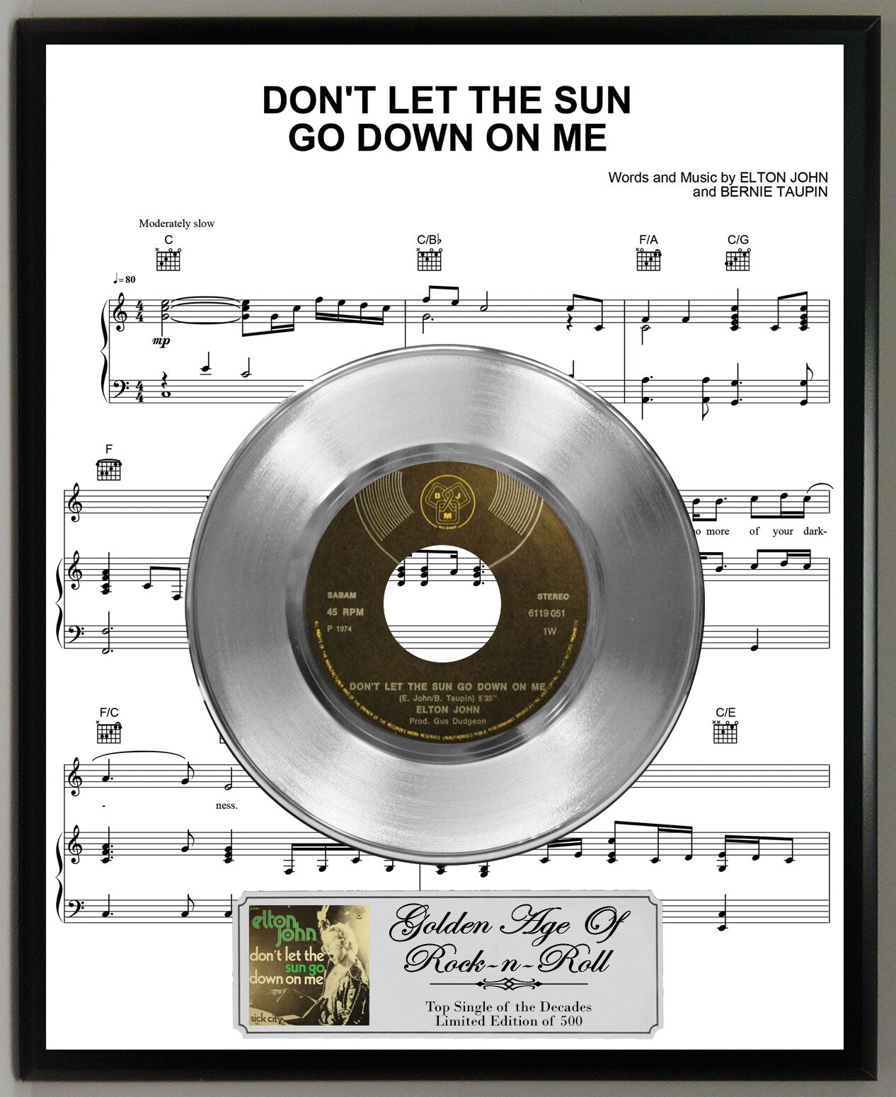 Don T Let The Sun Go Down On Me übersetzung Elton John Don't Let the Sun Go Down on Me Sheet Music 45 - Etsy UK