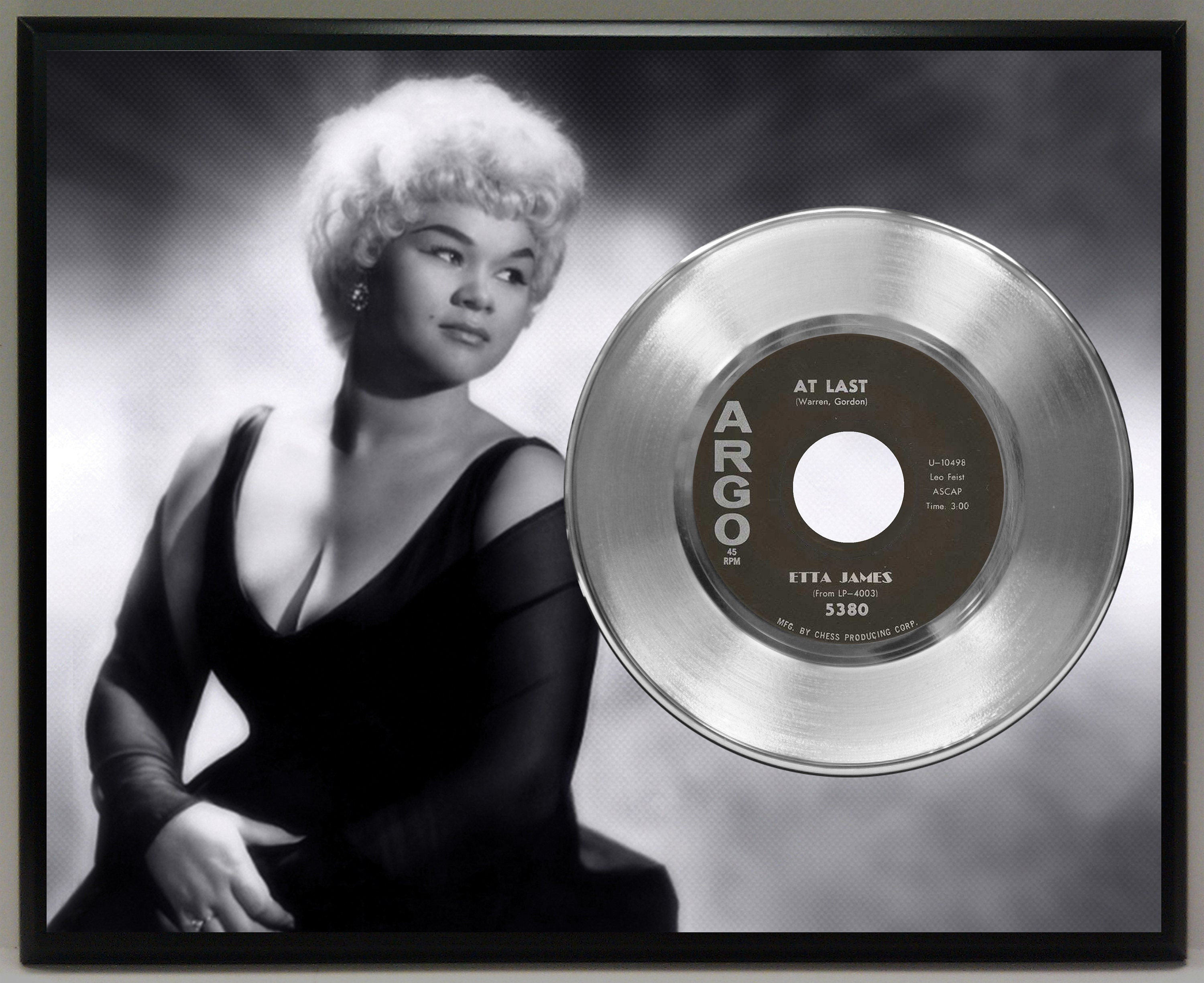 Etta James at Last 45 Record Poster Art Music Memorabilia Etsy Etta James at Last 45 Record Poster Art Music Memorabilia Etsy