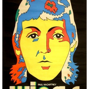 Paul Mccartney and Wings Re-print Vintage Concert Poster - Etsy