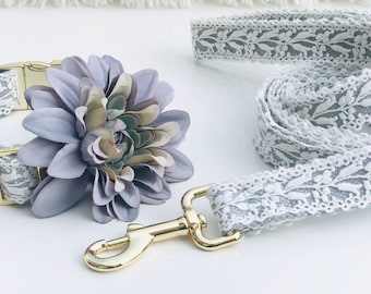 Clearence!!!!Elegant Lace Collar And Leash Set- Fast Shiping