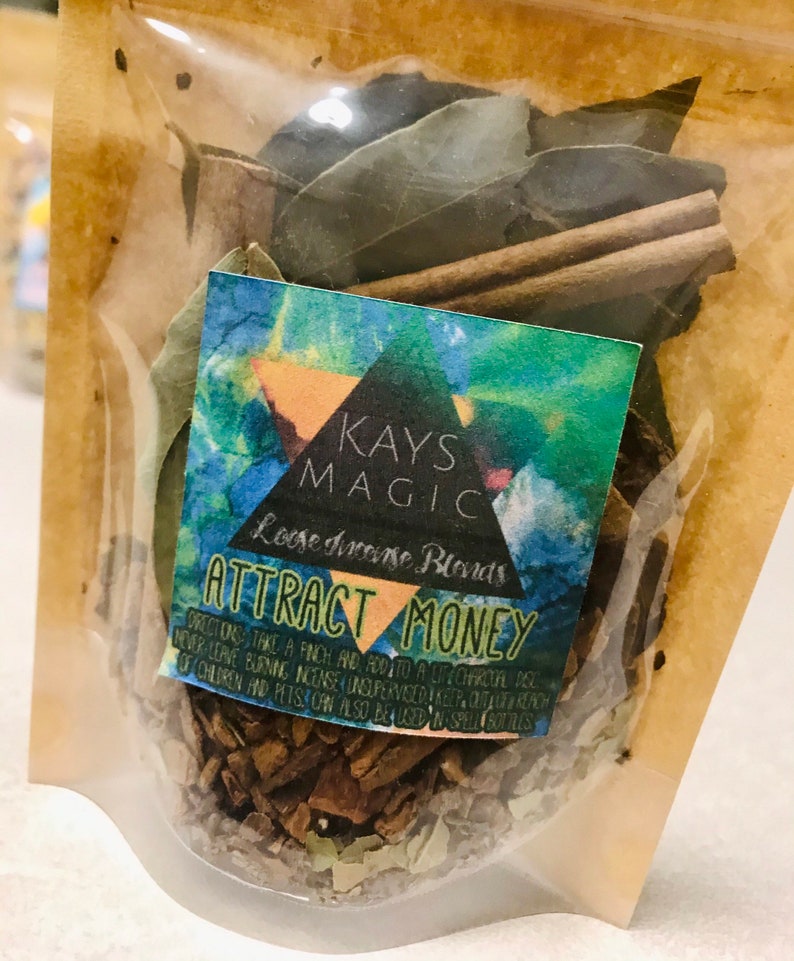 Attract Money Incense Money Incense Powder Etsy