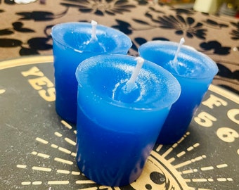 Evil Eye Protection Votive Spell Candle, Spell Candle, Mal Ojo