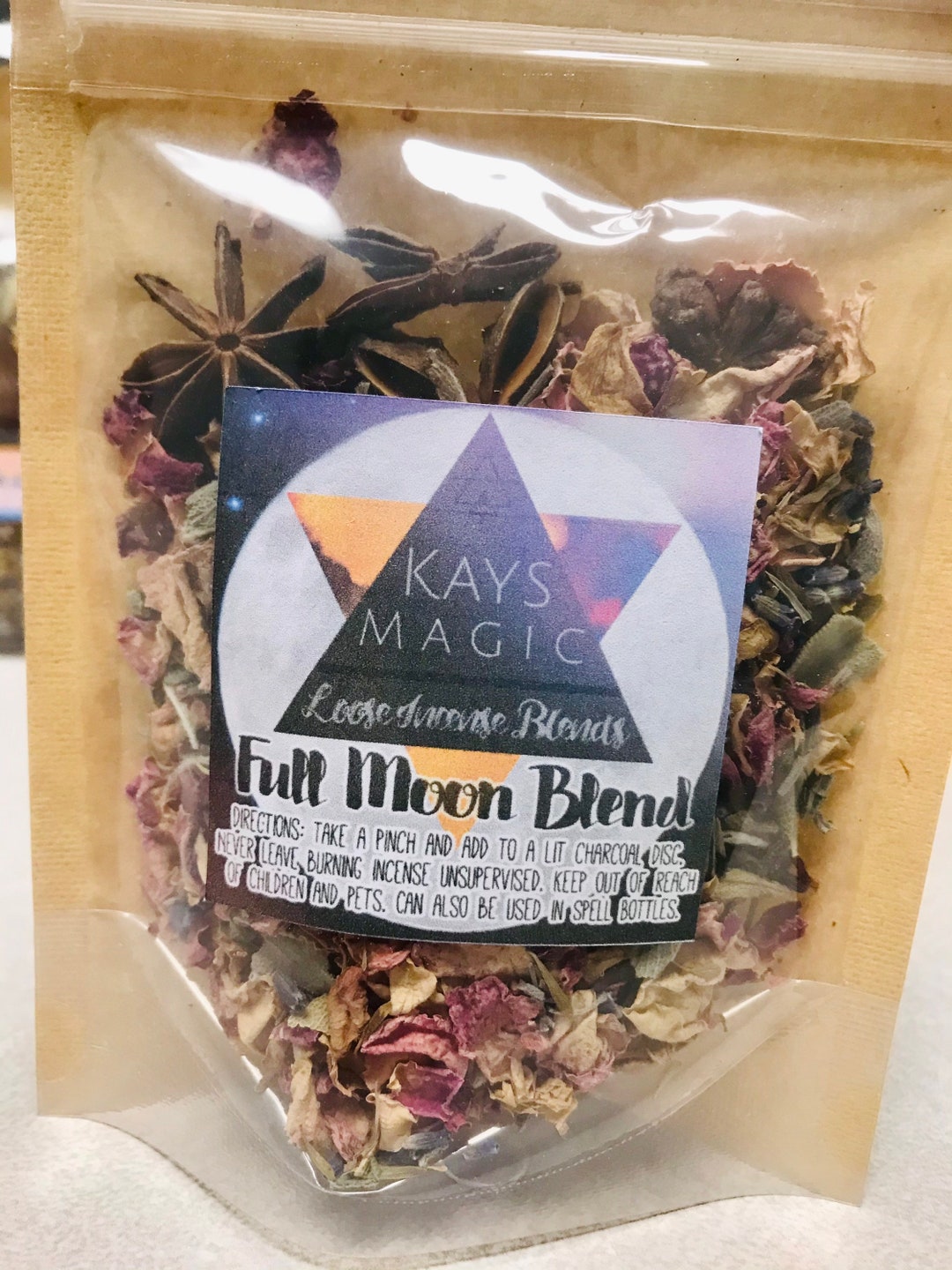 Full Moon Loose Incense Blend Full Moon Incense Etsy