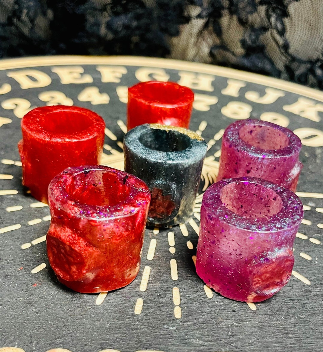 Small One Color Chime Candle Holders Small Resin CUSTOM Etsy