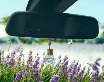 Lavender and Vanilla Car Diffuser – Hanging Essential Oil Air Freshener for Women, Mom Gift Under 20