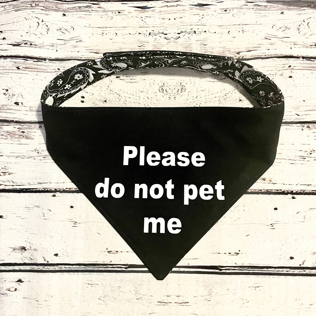 Customizable Reactive Dog Bandana/ Foulard Pour Chien Etsy