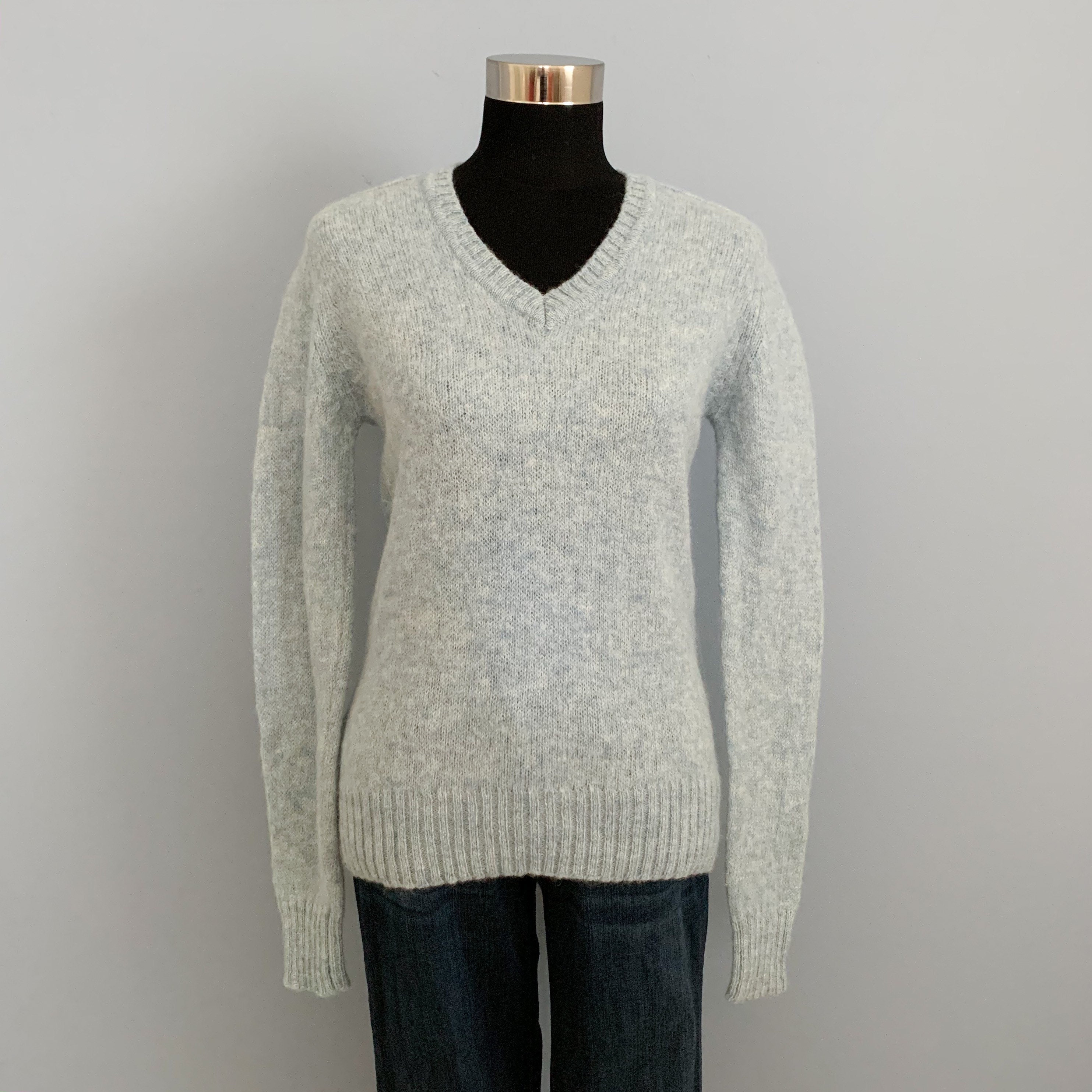 Vintage 80s Nino Cerruti Light Blue Wool Sweater | Etsy