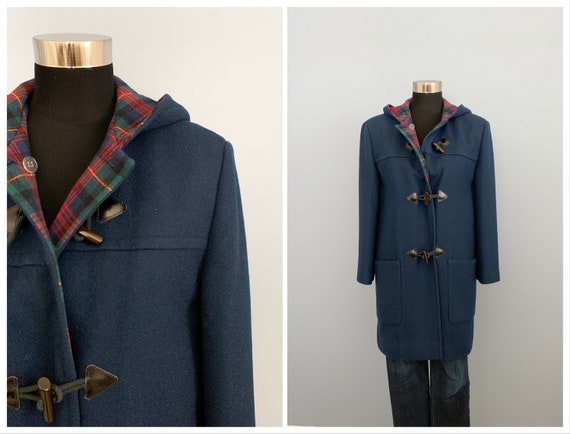 Vintage 60s Pendleton Blue Duffle Coat