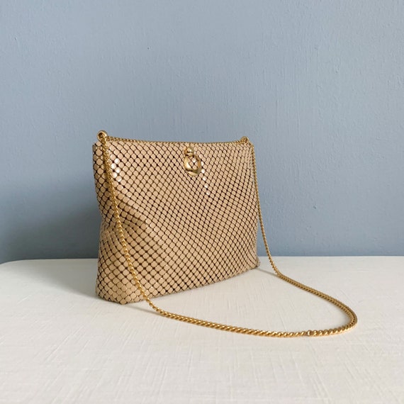 Vintage 80s Whiting and Davis Metal Mesh Bag - 198
