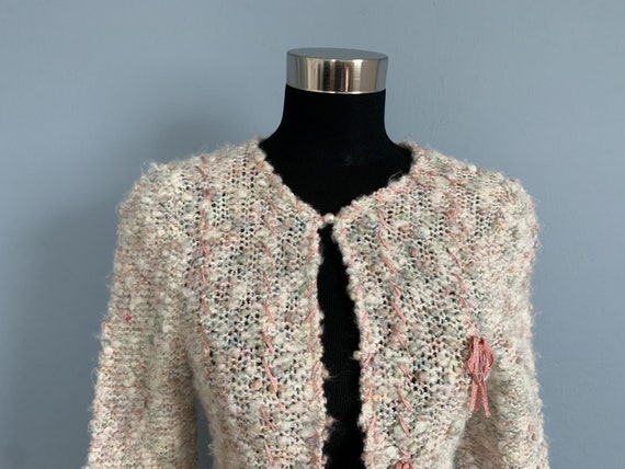 Vintage 80s Ultimate Knit by Janet Maffei Cardiga… - image 3