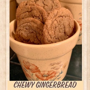 Chewy Gingerbread Cookies