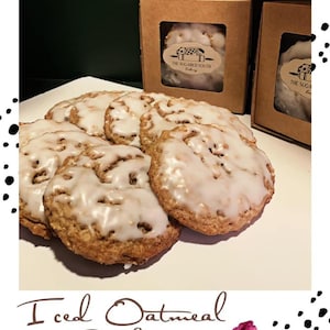 Iced Oatmeal Cookies