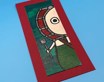 Greg the Drum Mini Painting | Over the Garden Wall Fan Art Acrylic (3x6)