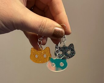 Little Cats! Acrylic Dangle Earring | lightweight jewelry accessories cat lover cat lady gift