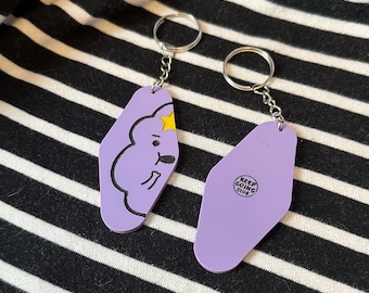 LSP keychain | lumpy space princess adventure time oh my glob motel key tag accessories
