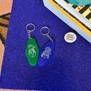 Es nimmt zwei Spiel motel keychain | Hotel Schlüsselanhänger Accessoires