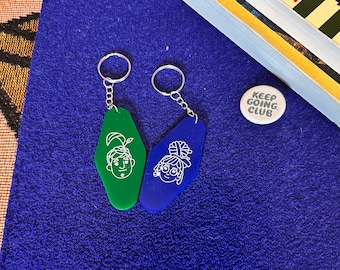It Takes Two game motel keychain | hotel key tag accessories