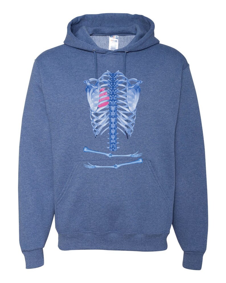 skeleton jacket with heart