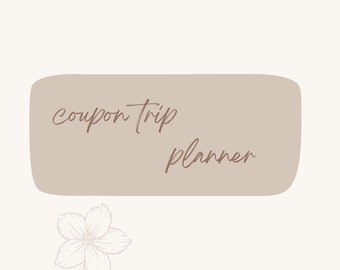 Digital Coupon Trip Planner