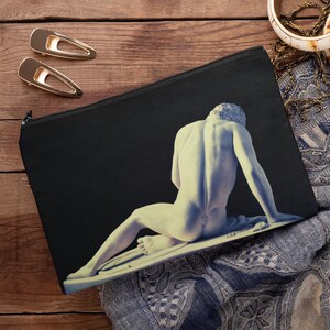 Das verwundete Gallier künstlerisches Design, Vintage Mini-Clutch-Tasche, kleine Geldbörse, Handtasche, vom Römischen Reich inspirierter Beutel, Mode-Accessoire