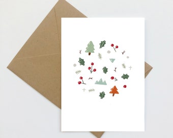 Christmas card, Christmas, holiday, gift card