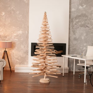 Wood Christmas tree, height 240 cm, 95 inch, wooden safe tree, christmas mini tree, tree for a gift, big xmas tree, tall tree, pallet tree