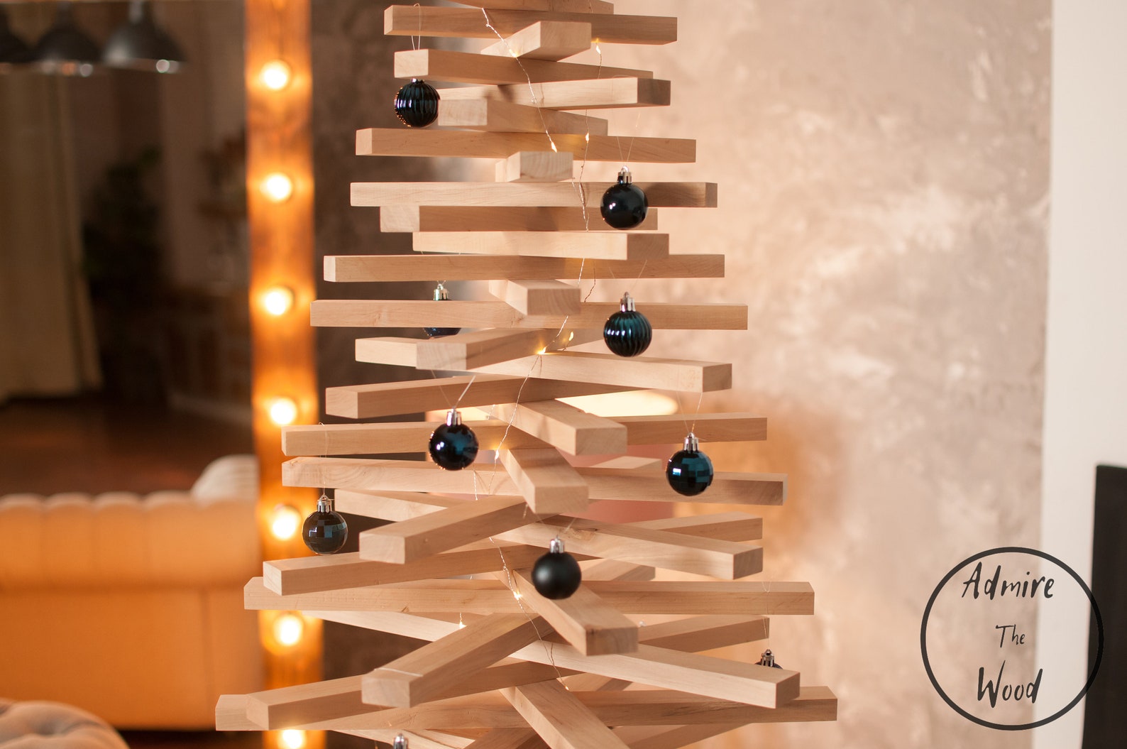 Image of Wooden Christmas Tree