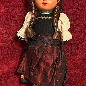 Vibrantly Colored Vintage Ethnic-Costumed Doll