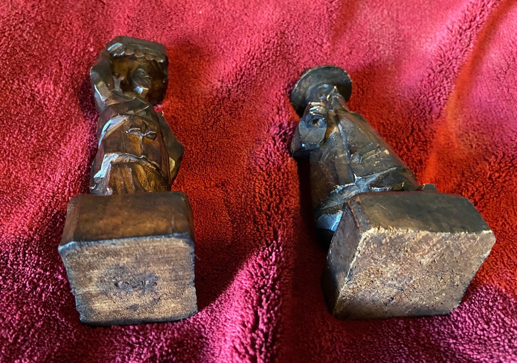 Korean Classic Vintage Wood Figurines Mamasan & Papasan Etsy