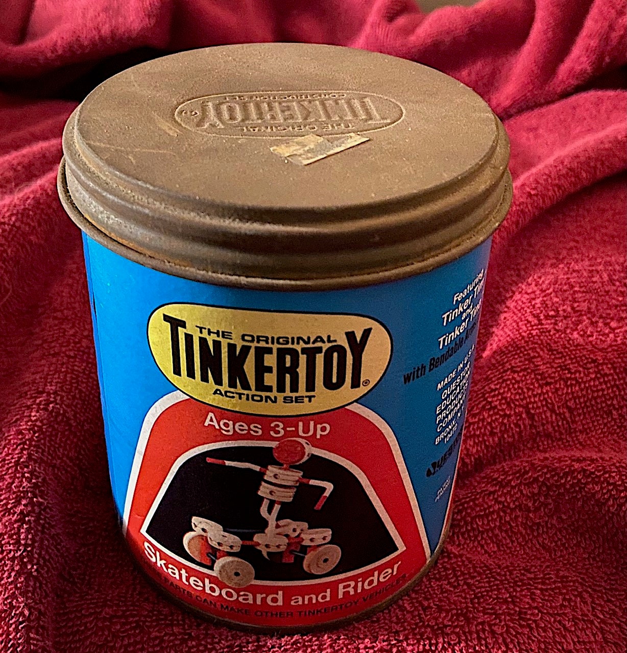Skateboard TINKERTOY for All Fun-Loving Adults Aged 3 & Up