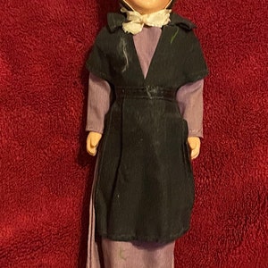 Vintage Unusual Color European Miniature Doll.