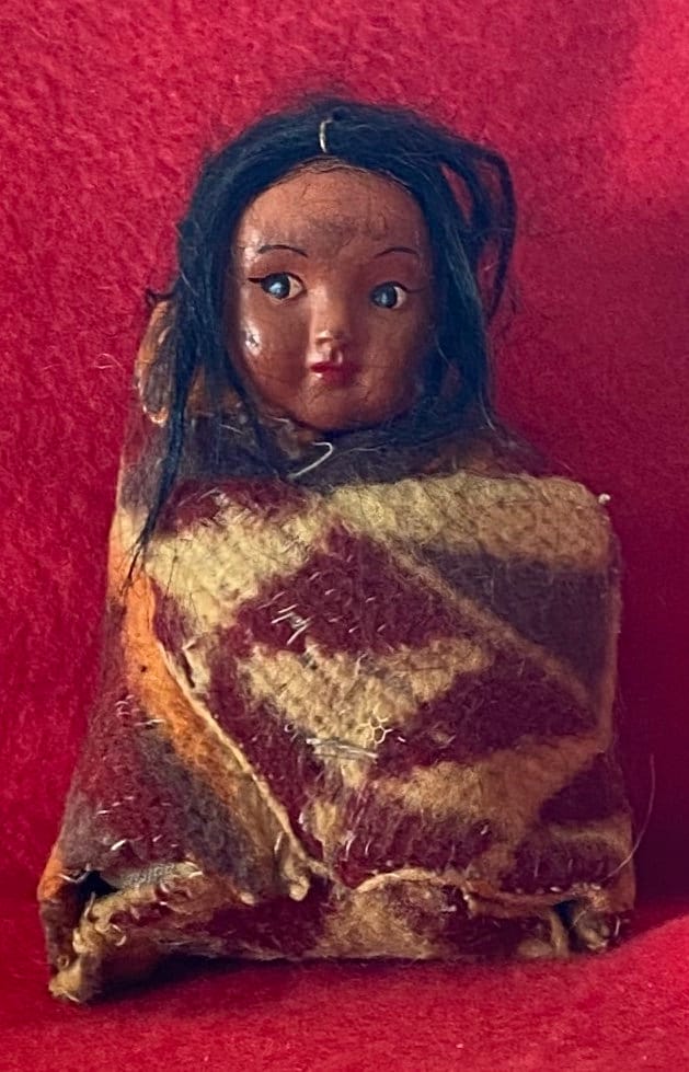 Adorable Female Papoose Doll. Petite. Vintage-Prior to 1960. | Etsy