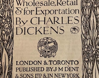 Rare 1919 Edition of &quot;Dombey & Sons&quot; by Charles Dickens