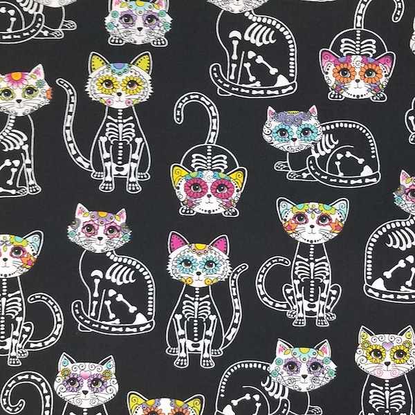 Sugar Skull Cat Etsy