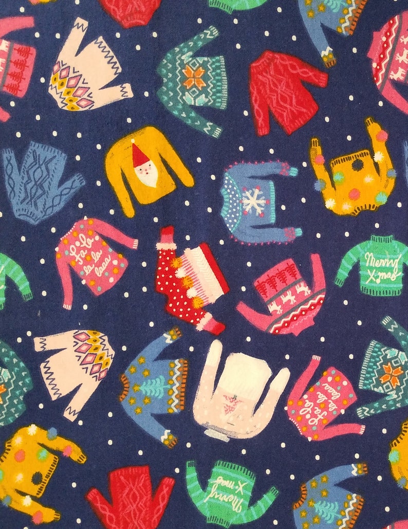 christmas sweater fabric