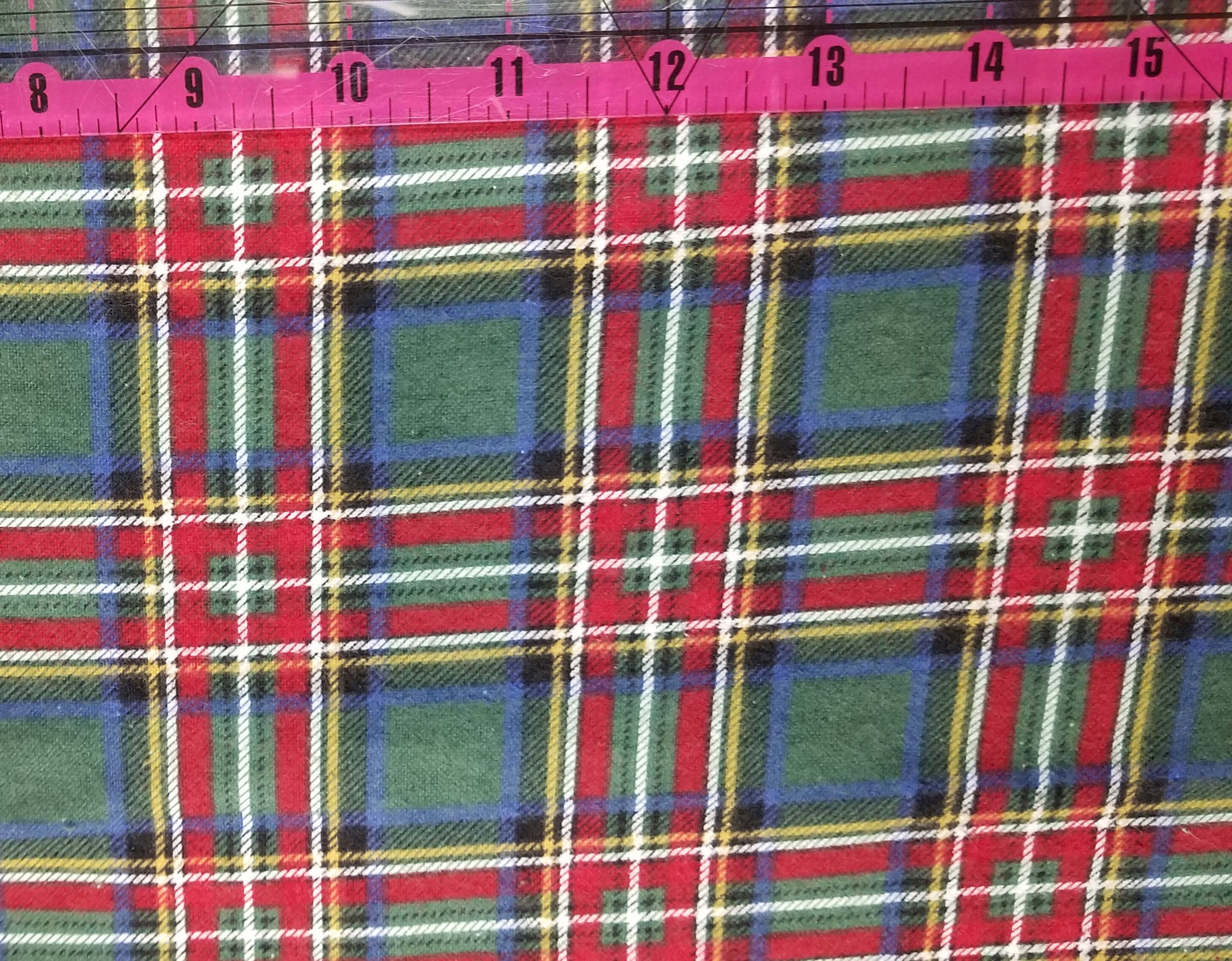 Green Tartan Plaid FLANNEL Fabric by the yard 100% Cotton | Etsy