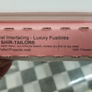 Pellon 950F Shir-Tailor, 100% Polyester, Luxury Fusible Apparel Interfacing, 20&quot; wide